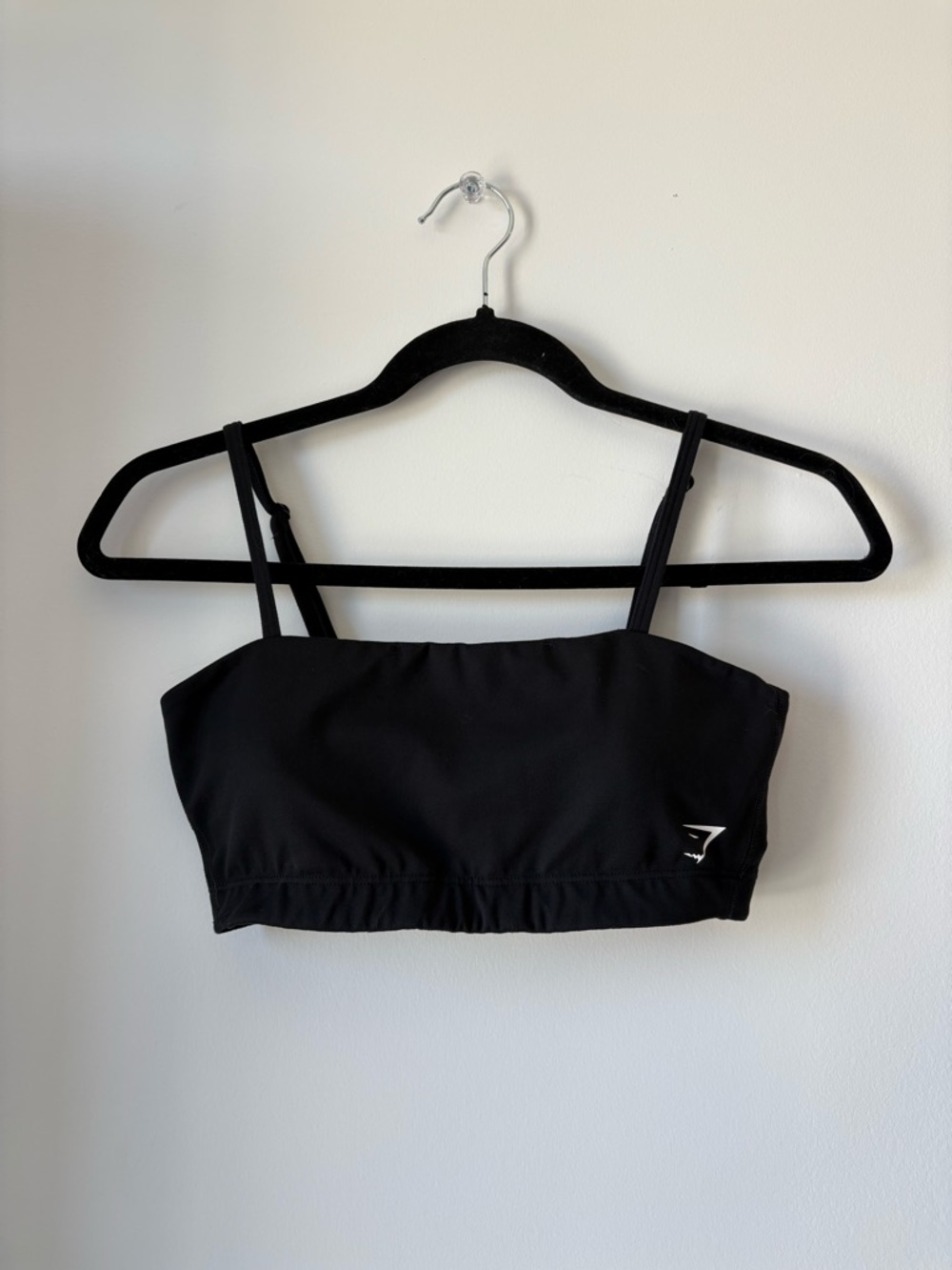 Gymshark Black Strappy Sports Bra
